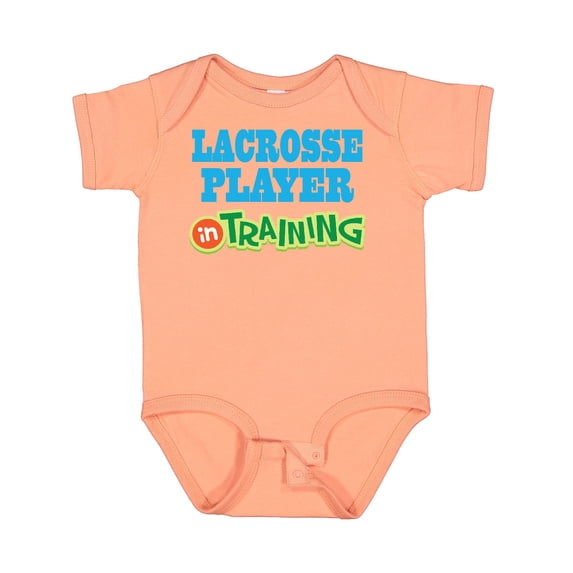 Inktastic Lacrosse Player in Training Boys or Girls Baby Bodysuit