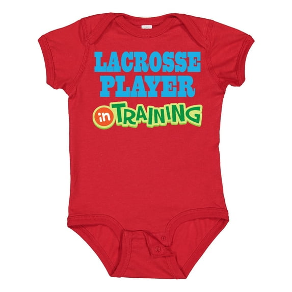 Inktastic Lacrosse Player in Training Boys or Girls Baby Bodysuit