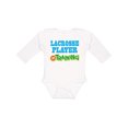 thumbnail image 1 of Inktastic Lacrosse Player in Training Boys or Girls Long Sleeve Baby Bodysuit, 1 of 5