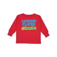 thumbnail image 1 of Inktastic Lacrosse Player in training Boys or Girls Long Sleeve Toddler T-Shirt, 1 of 5