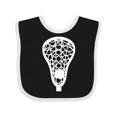 thumbnail image 1 of Inktastic Lacrosse Sports Team Coach Player Boys or Girls Baby Bib, 1 of 4