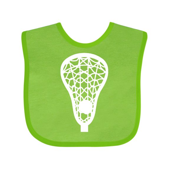 Inktastic Lacrosse Sports Team Coach Player Boys or Girls Baby Bib