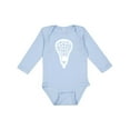 thumbnail image 1 of Inktastic Lacrosse Sports Team Coach Player Boys or Girls Long Sleeve Baby Bodysuit, 1 of 5