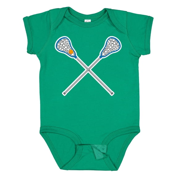 Inktastic Lacrosse Sticks Future Player Boys or Girls Baby Bodysuit