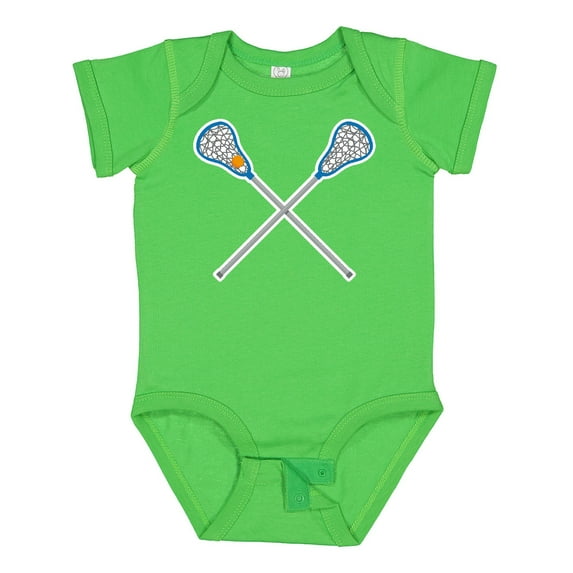 Inktastic Lacrosse Sticks Future Player Boys or Girls Baby Bodysuit