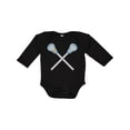 thumbnail image 1 of Inktastic Lacrosse Sticks Future Player Boys or Girls Long Sleeve Baby Bodysuit, 1 of 5