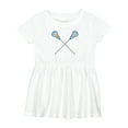 thumbnail image 1 of Inktastic Lacrosse Sticks Future Player Girls Baby Dress, 1 of 5
