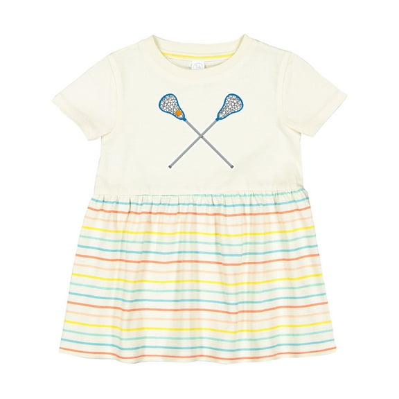 Inktastic Lacrosse Sticks Future Player Girls Baby Dress