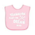 thumbnail image 1 of Inktastic Lacrosse Teamwork Boys or Girls Baby Bib, 1 of 4