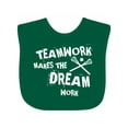 thumbnail image 1 of Inktastic Lacrosse Teamwork Boys or Girls Baby Bib, 1 of 4