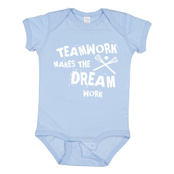 Inktastic Lacrosse Teamwork Boys or Girls Baby Bodysuit