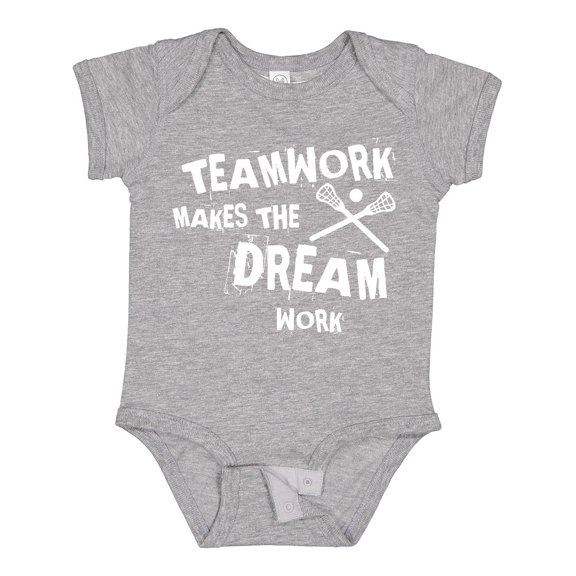 Inktastic Lacrosse Teamwork Boys or Girls Baby Bodysuit