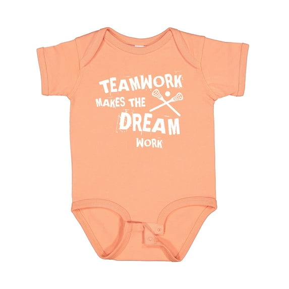 Inktastic Lacrosse Teamwork Boys or Girls Baby Bodysuit