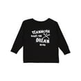 thumbnail image 1 of Inktastic Lacrosse Teamwork Boys or Girls Long Sleeve Toddler T-Shirt, 1 of 5