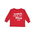 thumbnail image 1 of Inktastic Lacrosse Teamwork Boys or Girls Long Sleeve Toddler T-Shirt, 1 of 5