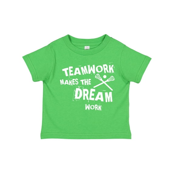 Inktastic Lacrosse Teamwork Boys or Girls Toddler T-Shirt