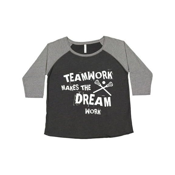 Inktastic Lacrosse Teamwork Women's Plus Size T-Shirt