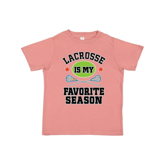 Inktastic Lacrosse is My Favorite Season Boys or Girls Toddler T-Shirt