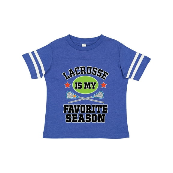 Inktastic Lacrosse is My Favorite Season Boys or Girls Toddler T-Shirt