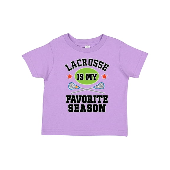Inktastic Lacrosse is My Favorite Season Boys or Girls Toddler T-Shirt