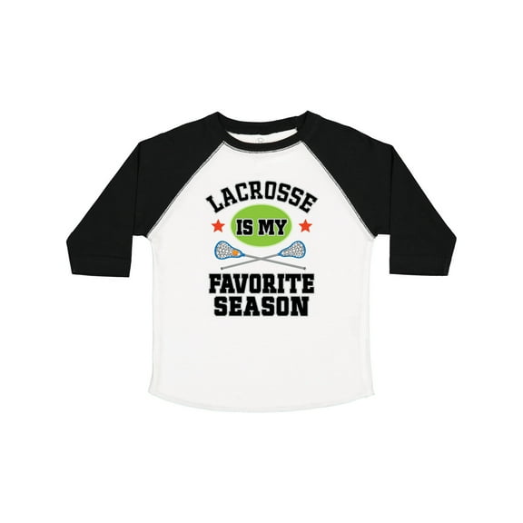 Inktastic Lacrosse is My Favorite Season Boys or Girls Toddler T-Shirt