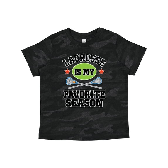 Inktastic Lacrosse is My Favorite Season Boys or Girls Toddler T-Shirt