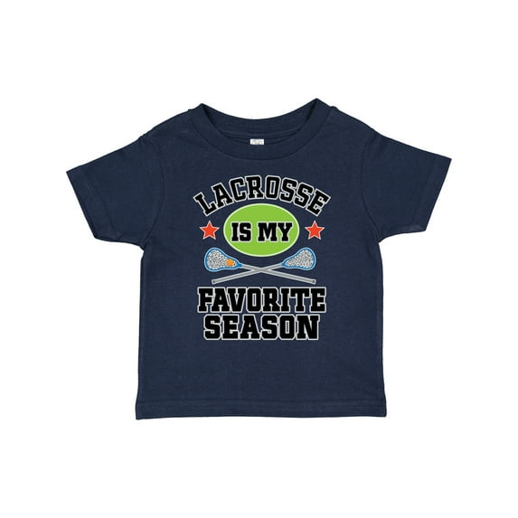 Inktastic Lacrosse is My Favorite Season Boys or Girls Toddler T-Shirt