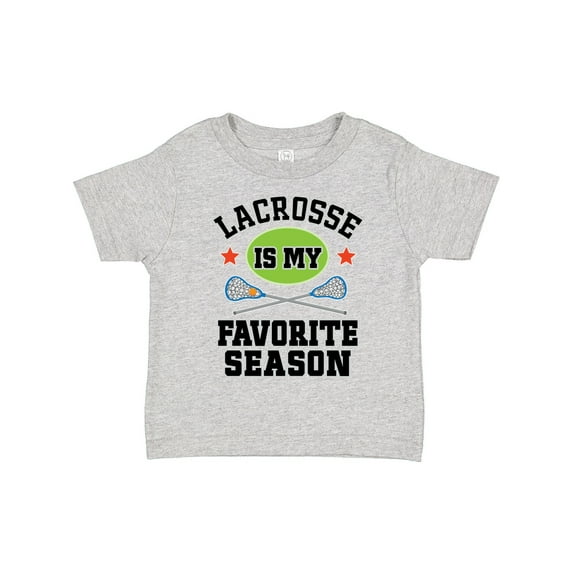 Inktastic Lacrosse is My Favorite Season Boys or Girls Toddler T-Shirt