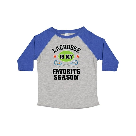 Inktastic Lacrosse is My Favorite Season Boys or Girls Toddler T-Shirt