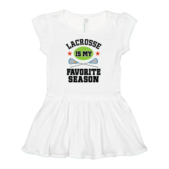 Inktastic Lacrosse is My Favorite Season Girls Baby Dress
