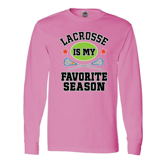 Inktastic Lacrosse is My Favorite Season Long Sleeve T-Shirt