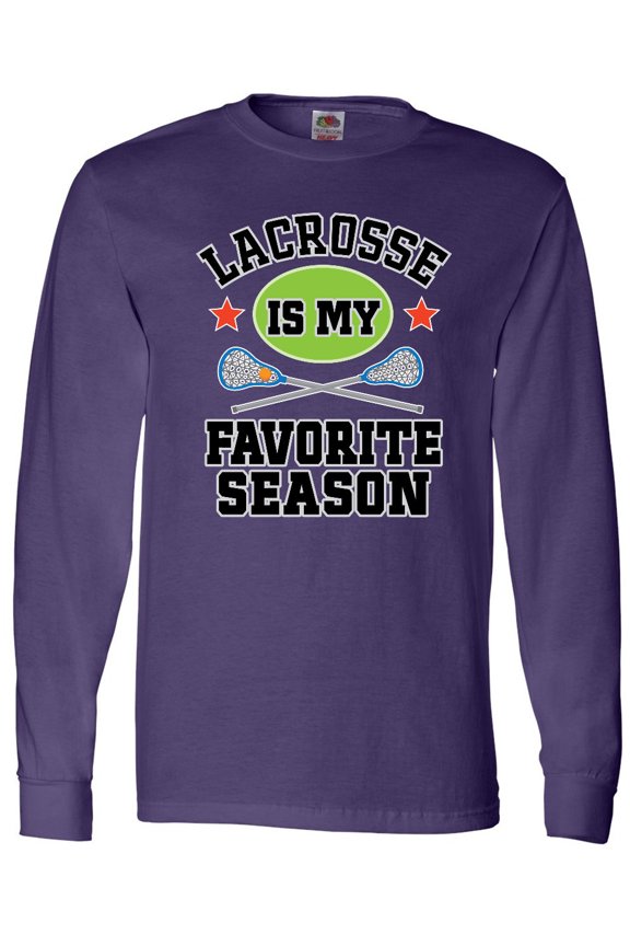 Lacrosse is My Favorite Season Long Sleeve T-Shirt