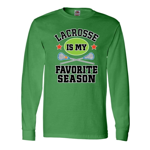 Inktastic Lacrosse is My Favorite Season Long Sleeve T-Shirt