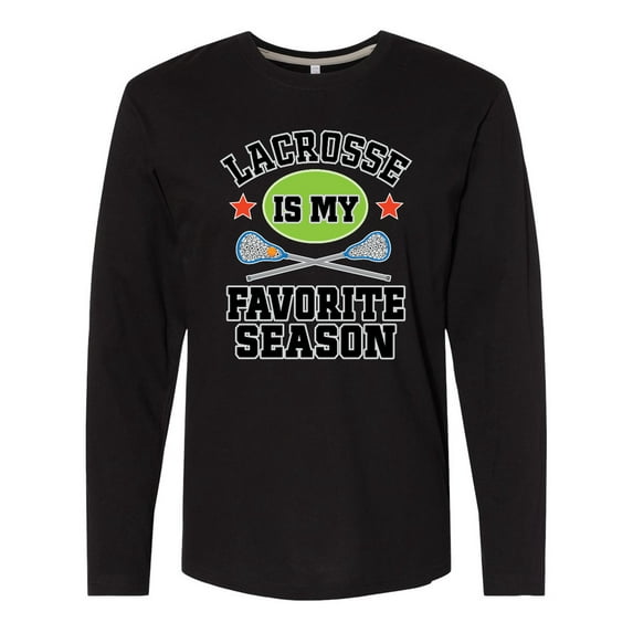 Inktastic Lacrosse is My Favorite Season Long Sleeve T-Shirt