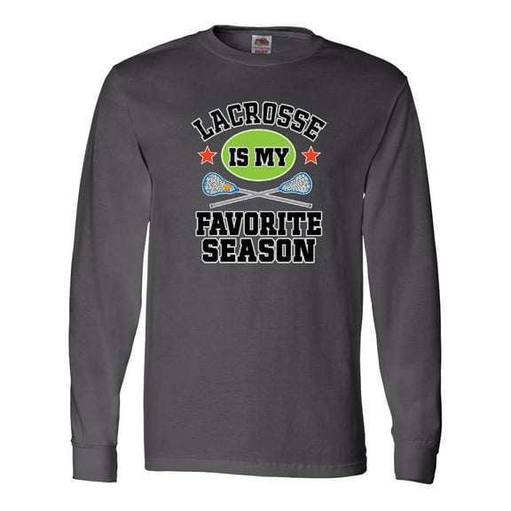 Inktastic Lacrosse is My Favorite Season Long Sleeve T-Shirt