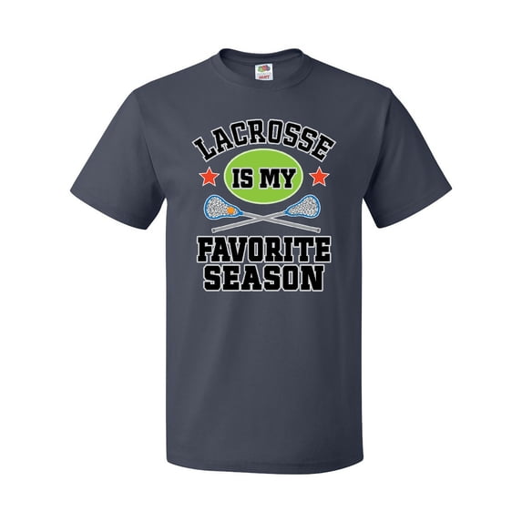 Inktastic Lacrosse is My Favorite Season T-Shirt