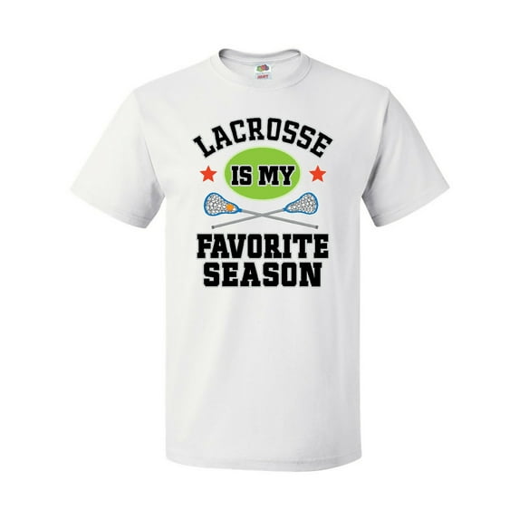 Inktastic Lacrosse is My Favorite Season T-Shirt
