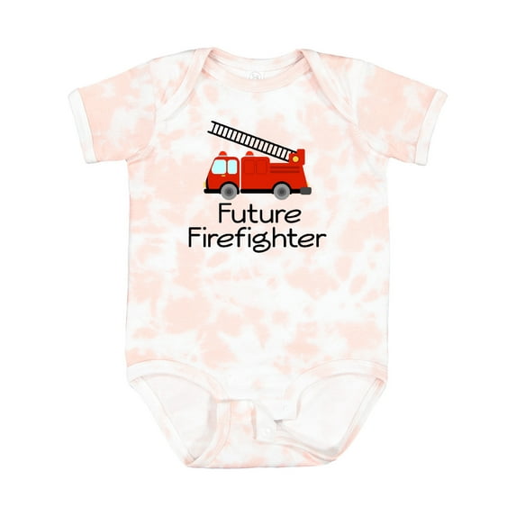 Inktastic Ladder Truck Future Firefighter Boys or Girls Baby Bodysuit