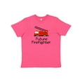 thumbnail image 1 of Inktastic Ladder Truck Future Firefighter Youth T-Shirt, 1 of 5