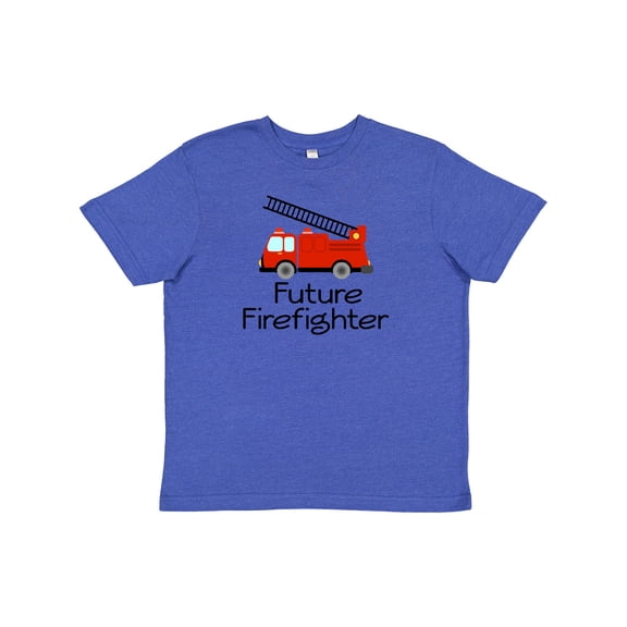 Inktastic Ladder Truck Future Firefighter Youth T-Shirt