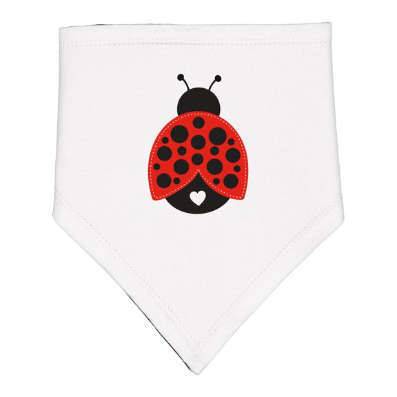 Inktastic Lady Bug Baby Bandana Bib