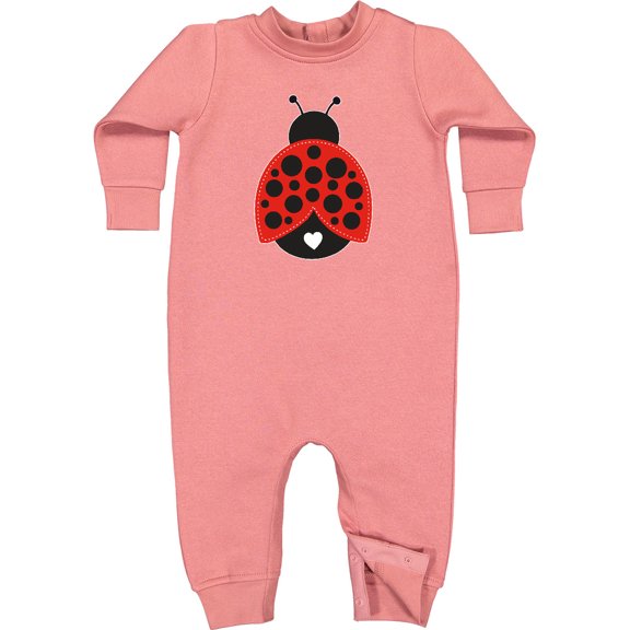 Inktastic Lady Bug Baby Fleece Romper