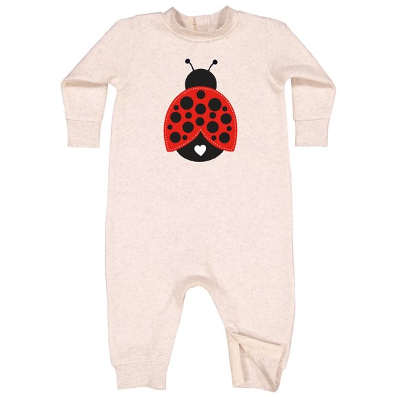 Inktastic Lady Bug Baby Fleece Romper