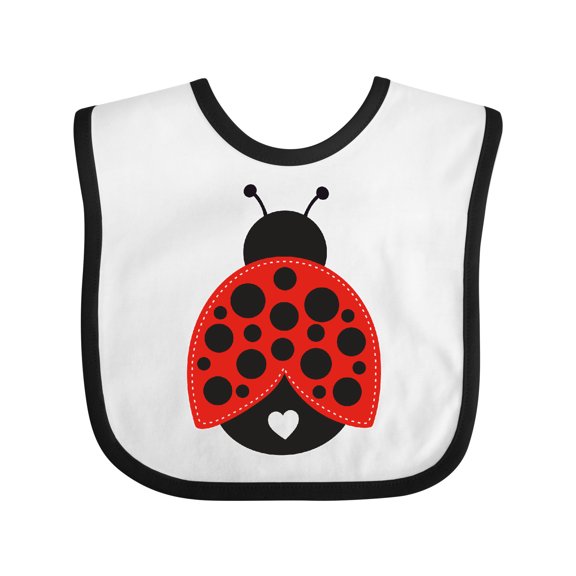 Inktastic Lady Bug Girls Baby Bib
