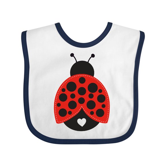 Inktastic Lady Bug Girls Baby Bib