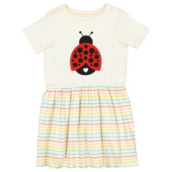 Inktastic Lady Bug Girls Toddler Dress