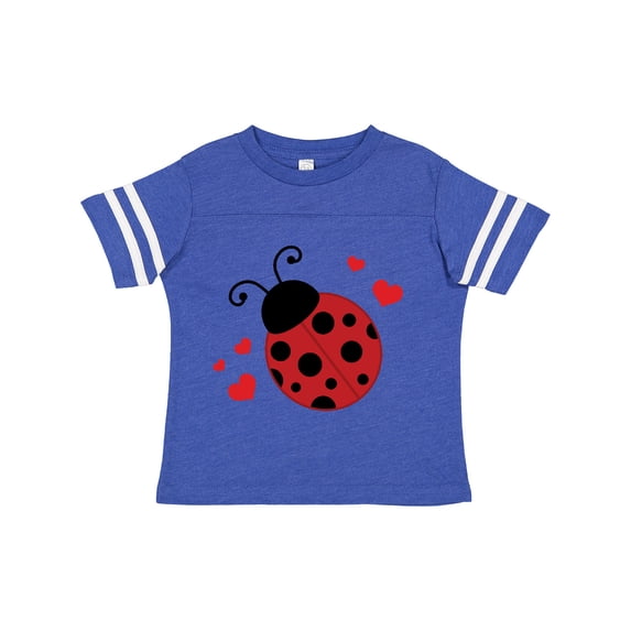 Inktastic Lady Bug and Hearts Gift Toddler Toddler Girl T-Shirt