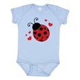 thumbnail image 1 of Inktastic Lady Bug and Hearts Girls Baby Bodysuit, 1 of 5