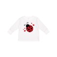 thumbnail image 1 of Inktastic Lady Bug and Hearts Girls Long Sleeve Toddler T-Shirt, 1 of 5