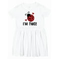 thumbnail image 1 of Inktastic Ladybug 2nd Birthday Cute 2 Year Old Girls Toddler Dress, 1 of 5
